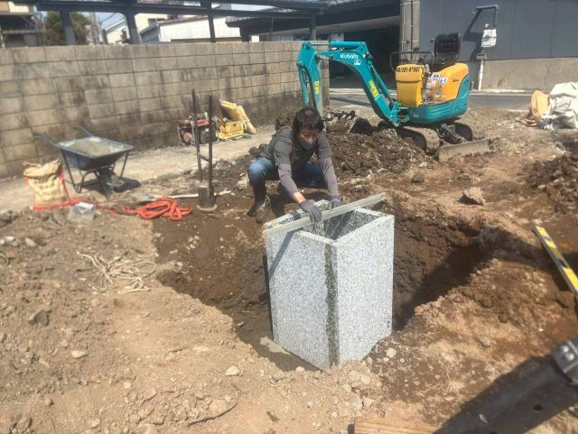 桑名市佛眼院　永代供養墓工事　⑳合祀室設置工事